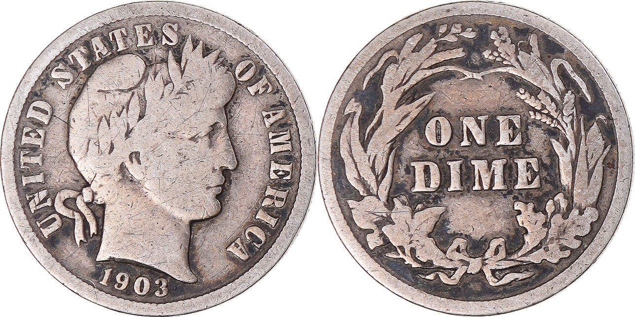 Historical photograph of the Philadelphia Mint circa 1903 where the majority of Barber dimes were produced